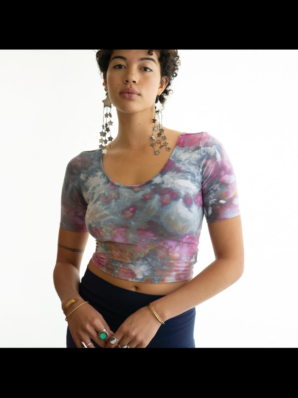 Of Earth & Salt Ocean Jasper Crop Top